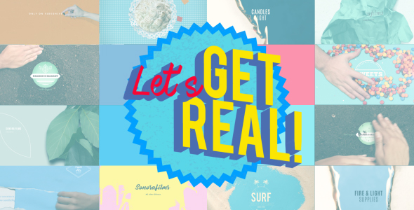 Get Real Logo - VideoHive 19428348