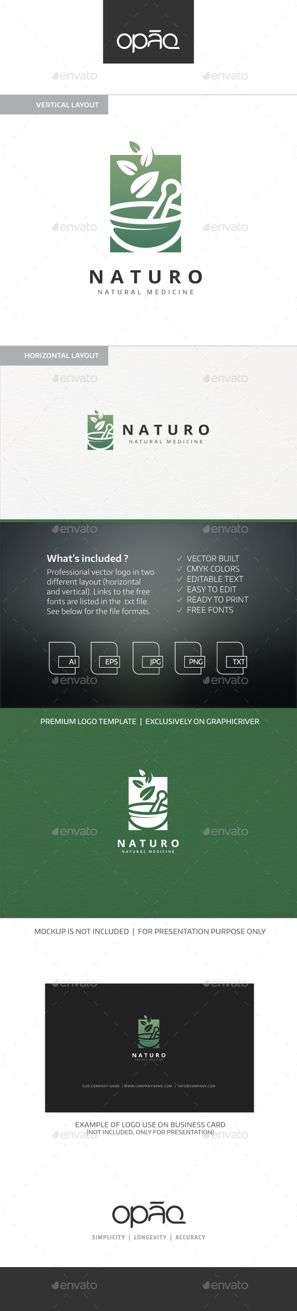 Naturo Pharmacy Logo - Objects Logo Templates