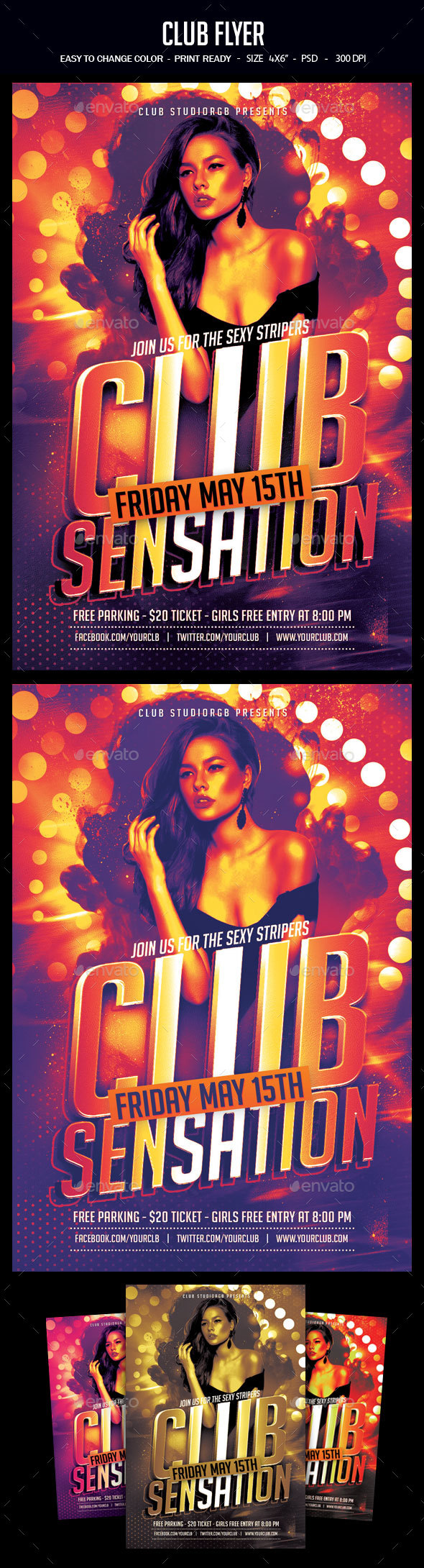 Club Flyer - Clubs & Parties Events