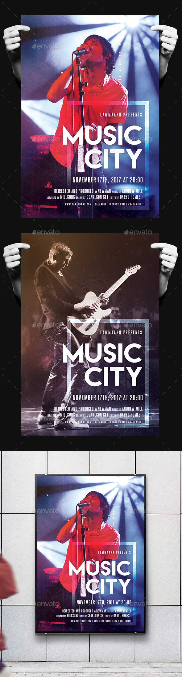 Music City Party Flyer - Clubs & Parties Events