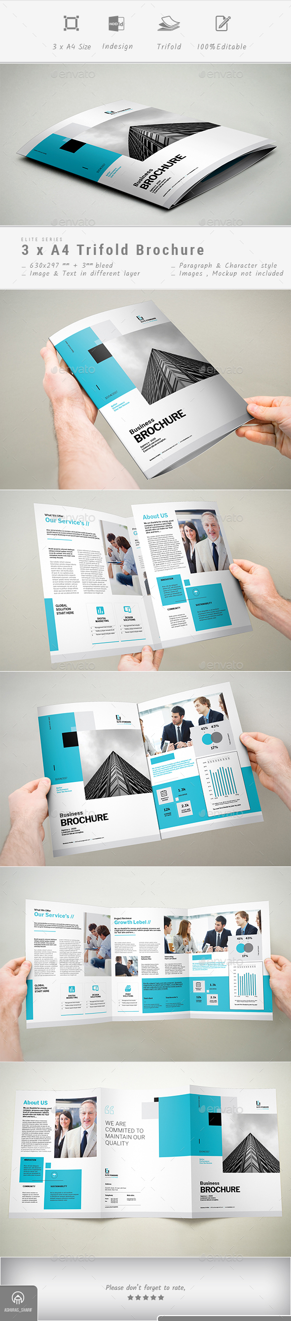 Trifold Brochure - Brochures Print Templates