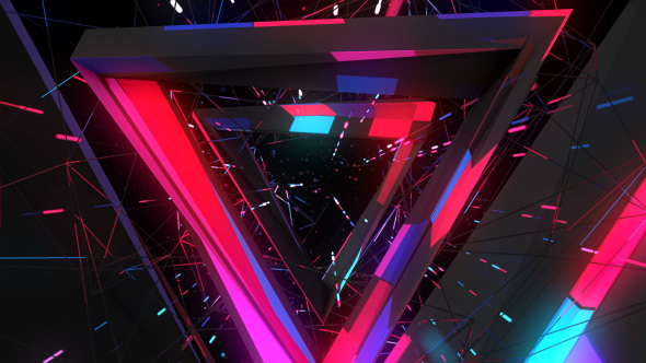 Triangle Signal Tunnel VJ Loop by Gesh-tv | VideoHive