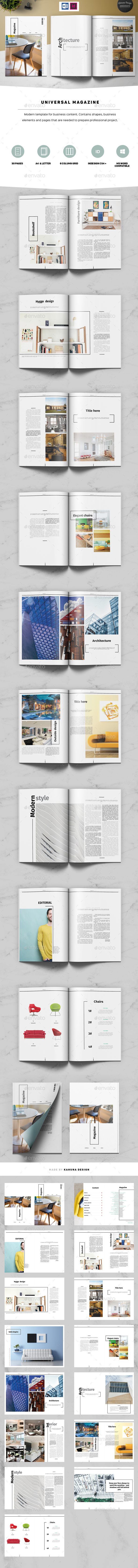 Universal Magazine - Magazines Print Templates