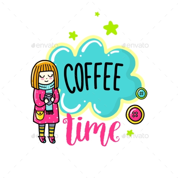 Vector Poster with Phrase - Decorative Symbols Decorative
