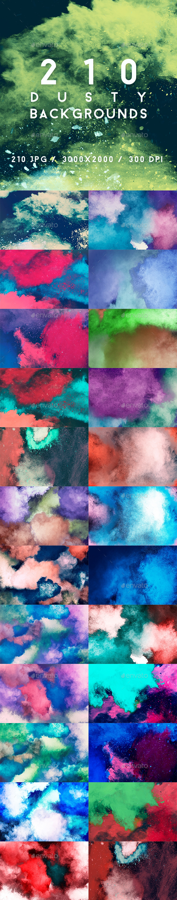 210 Dusty Backgrounds - Abstract Backgrounds
