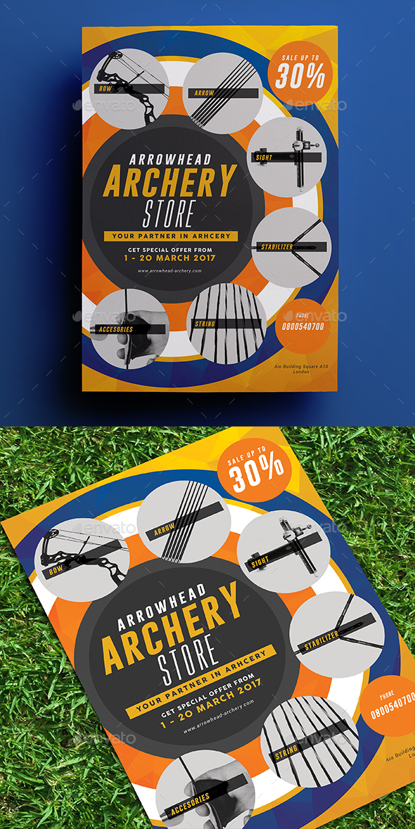 Archery Store Flyer - Sports Events