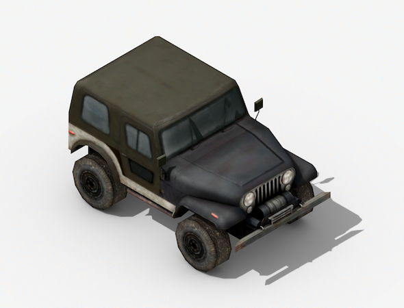 Jeep Low Poly - 3Docean 19432647