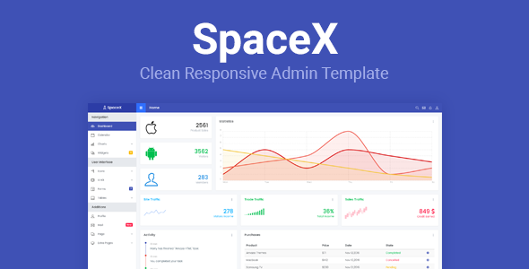 SpaceX - Bootstrap - ThemeForest 19432658