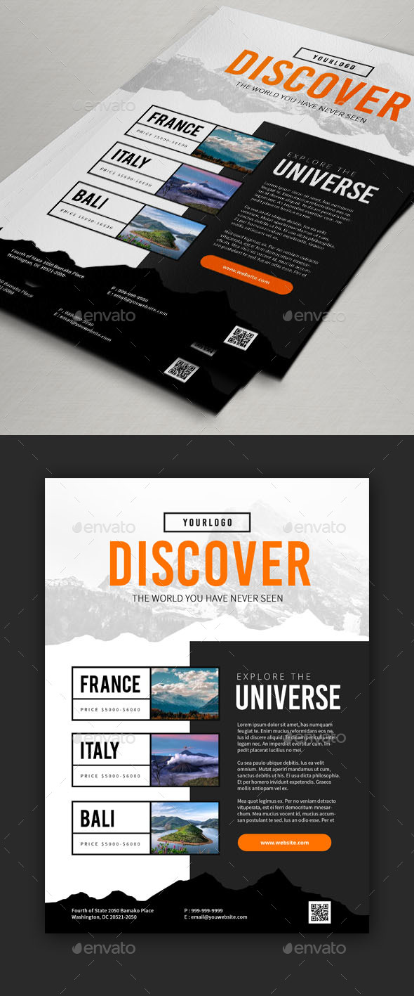 Travel Flyers Designs V1 - Holidays Events
