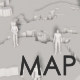 World Map and Tiny Business People - VideoHive Item for Sale