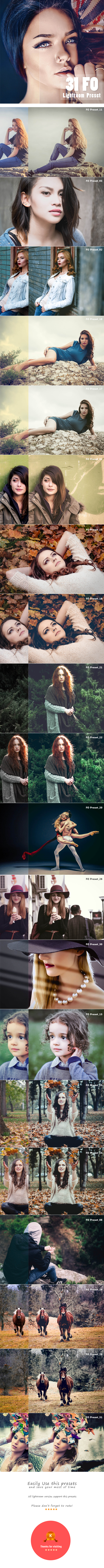 31 FO Lightroom Presets - Lightroom Presets Add-ons