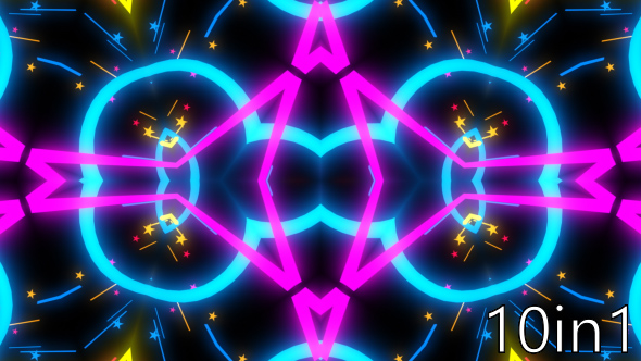 Neon Lights VJ Loops Pack