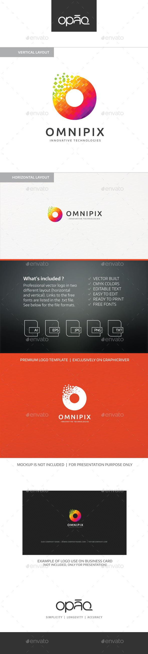 Omnipix Logo - Abstract Logo Templates