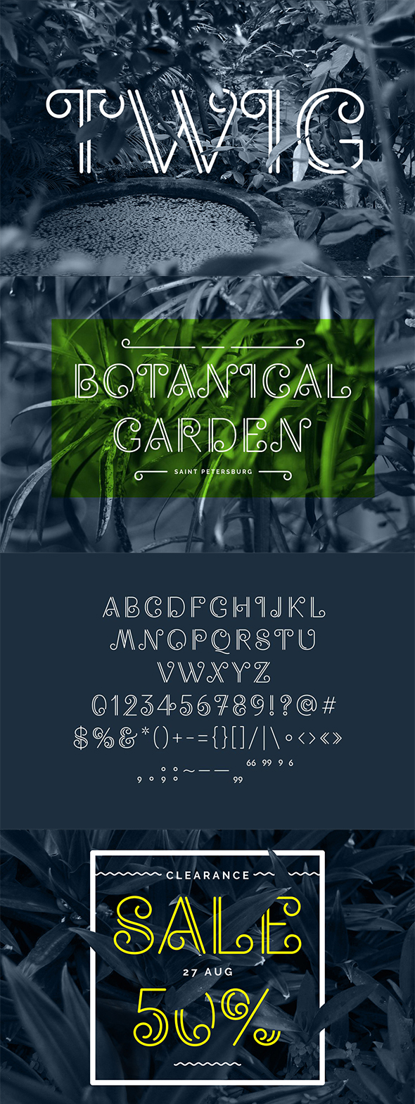 Twig - Decorative Fonts