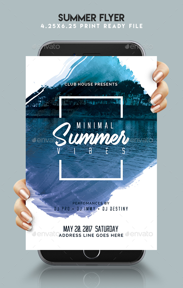 Summer Flyer - Clubs & Parties Events