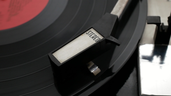 Vintage Vinyl Stereo Record Player