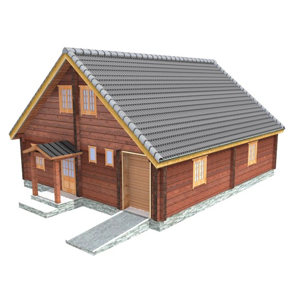 Wooden Shelter 05 - 3Docean 19436301