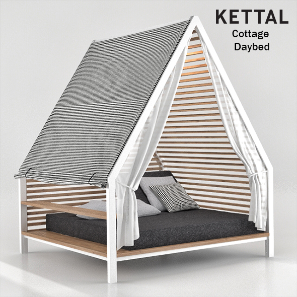 Kettal Cottage Daybed - 3DOcean Item for Sale
