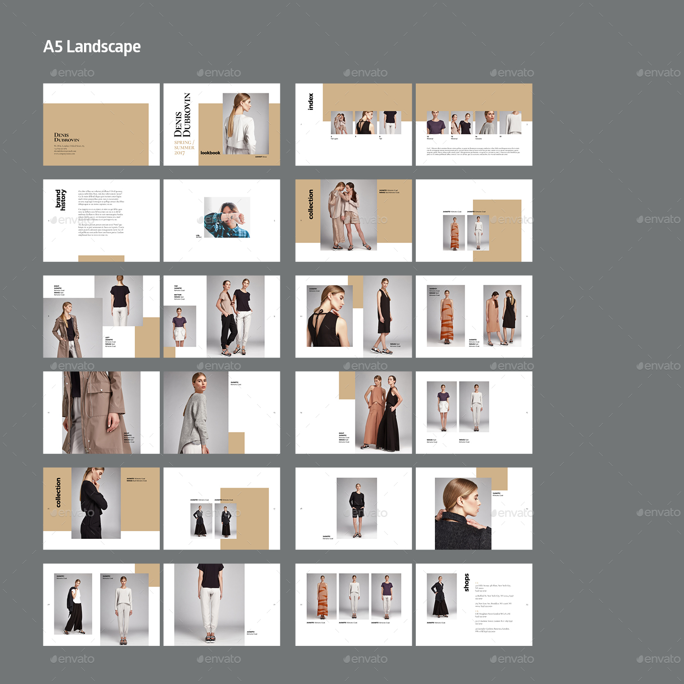 Multisize Lookbook / Catalog Pack, Print Templates | GraphicRiver