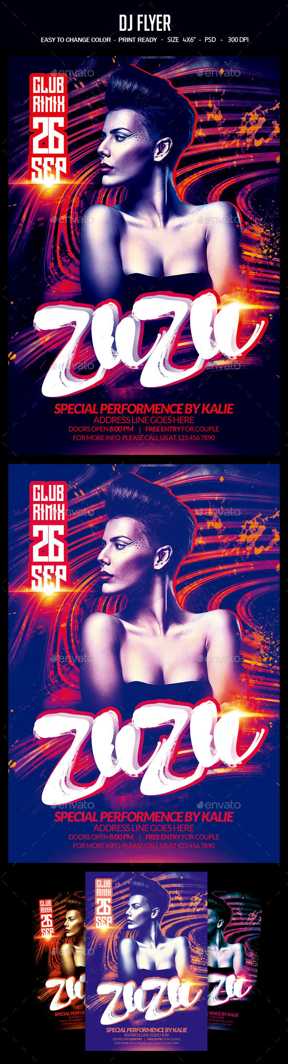 Dj Flyer - Clubs & Parties Events