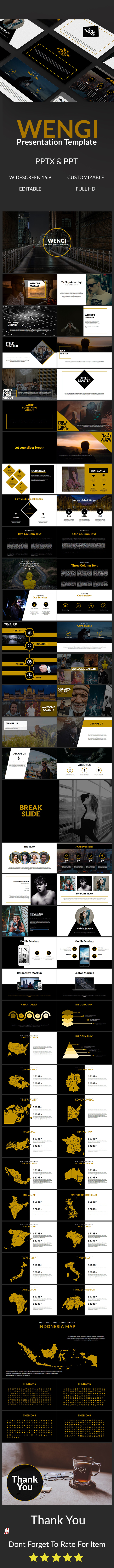 Wengi Multipurpose Template - Abstract PowerPoint Templates