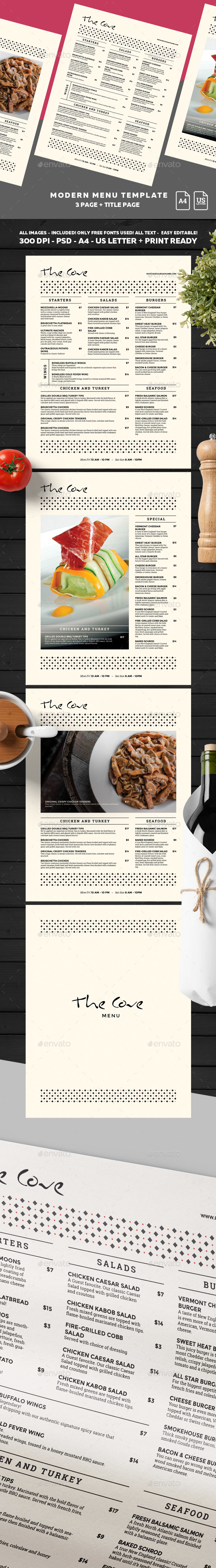 Menu Template