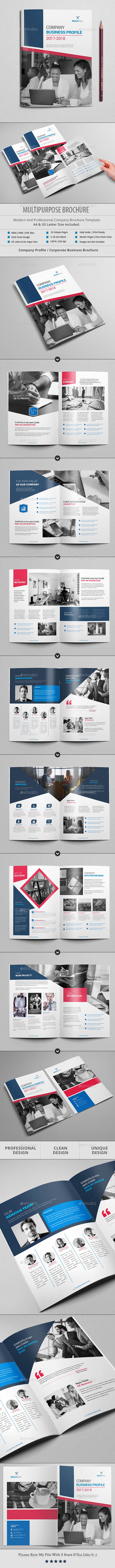 Multipurpose Brochure Template - Brochures Print Templates