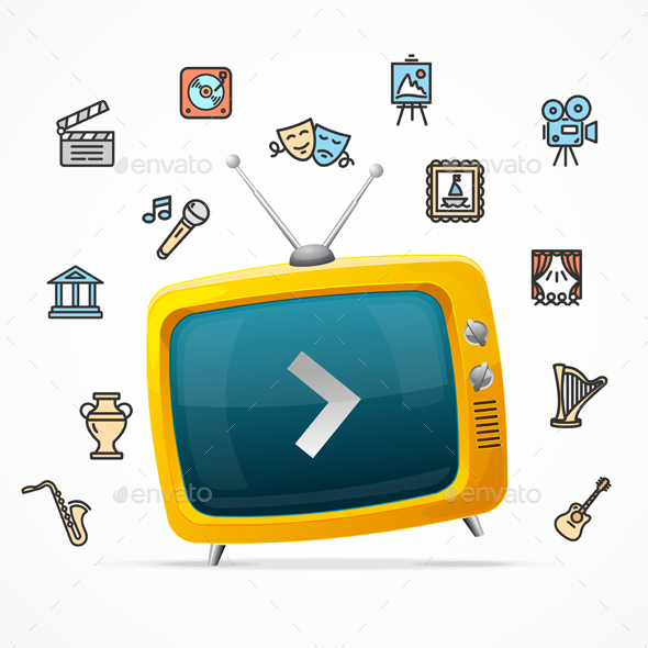 Broadcasting Concept - Retro Technology
