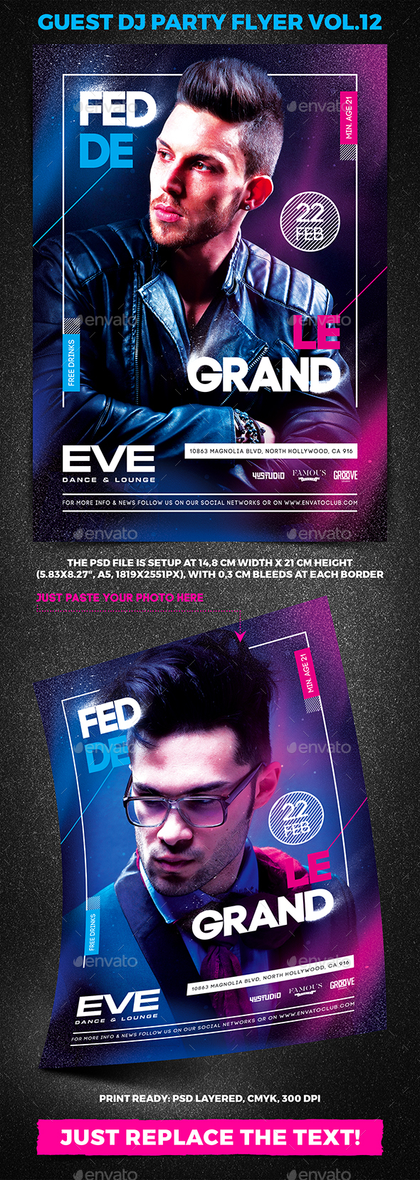 Guest DJ Party Flyer vol.12 - Clubs & Parties Events