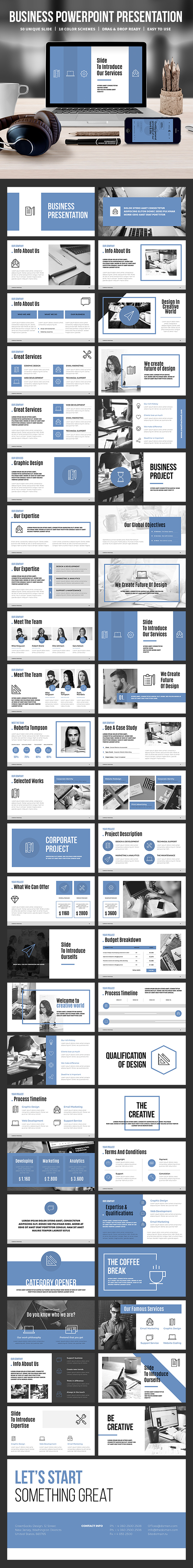 Business Powerpoint Template - Business PowerPoint Templates