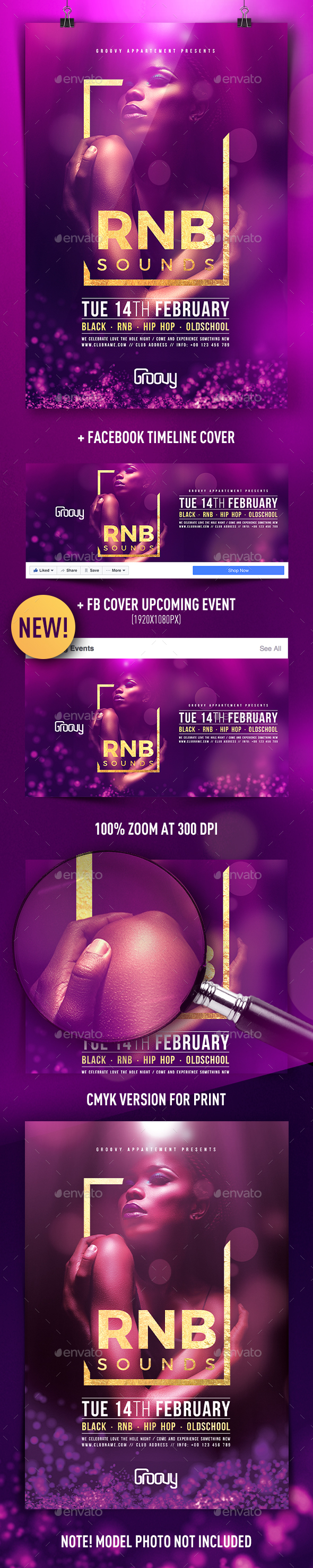 RNB Sounds Flyer by feelsmart GraphicRiver