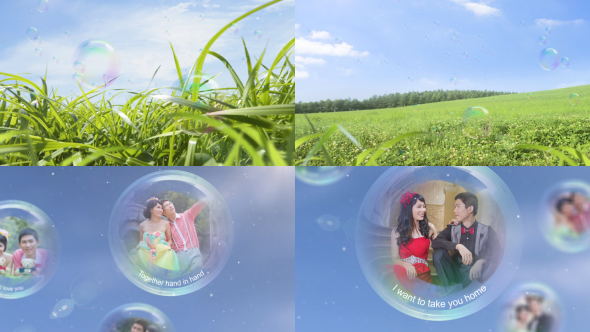 Beautiful Romantic Bubble - VideoHive 7233142