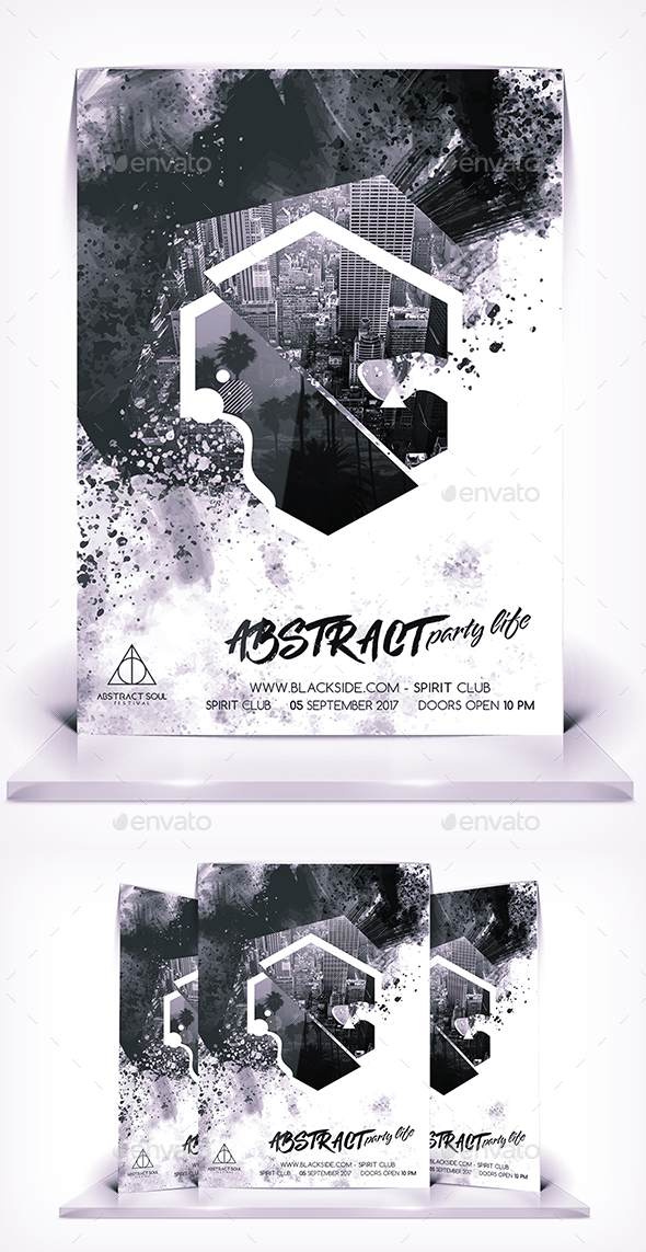 Abstract Party Flyer - Events Flyers