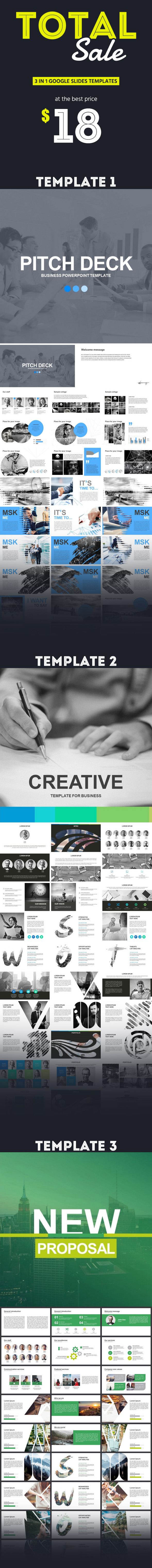 Business Bundle - Google Slides Presentation Templates