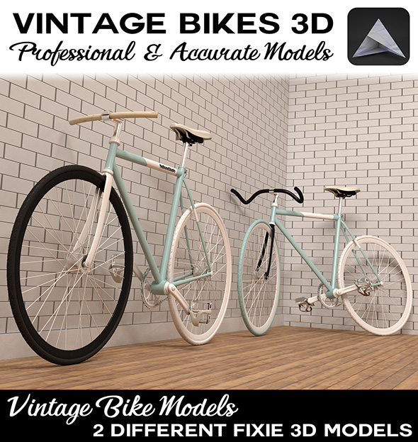 Vintage Bikes 3D - 3Docean 19443130