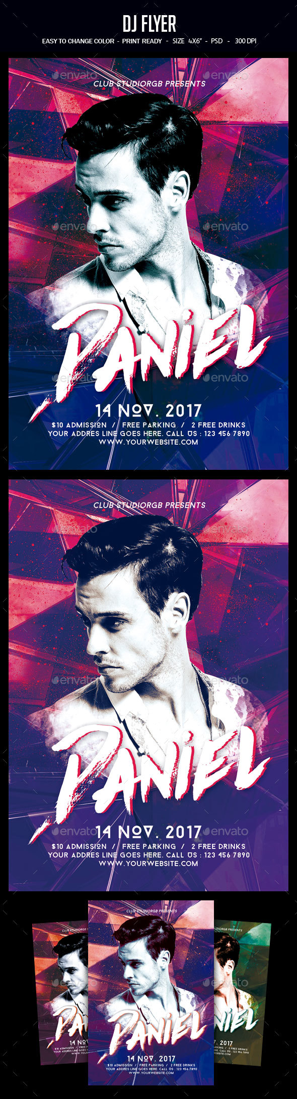 Dj Flyer - Clubs & Parties Events