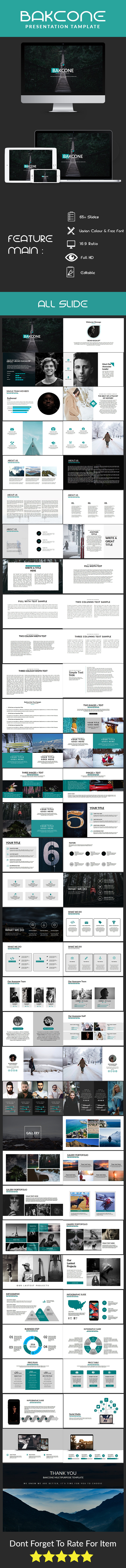 Backone Mulptipurpose Template - PowerPoint Templates Presentation Templates