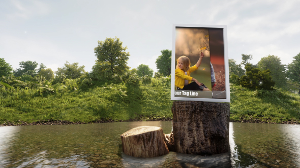 Elegant Natural Slideshow Video Displays template preview