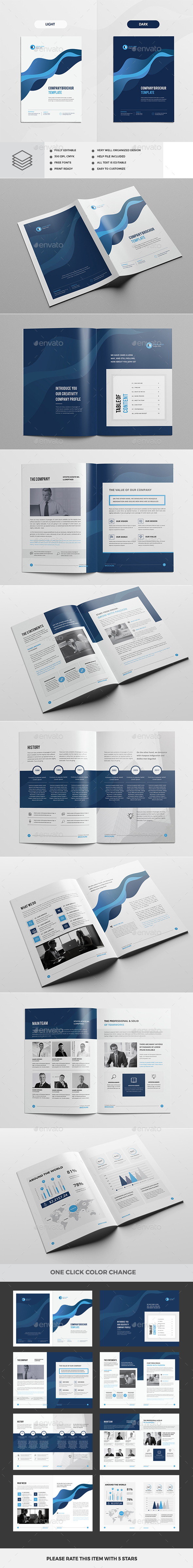 Clean & Modern Multipurpose Brochure V2 - Corporate Brochures