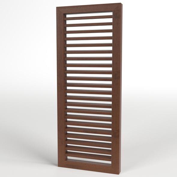 Louver Window Blind - 3DOcean Item for Sale