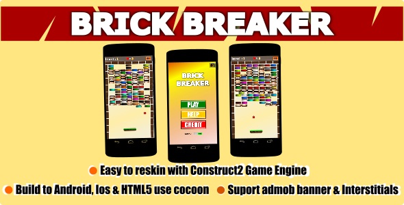 Brick Breaker Mobile - CodeCanyon 19445863