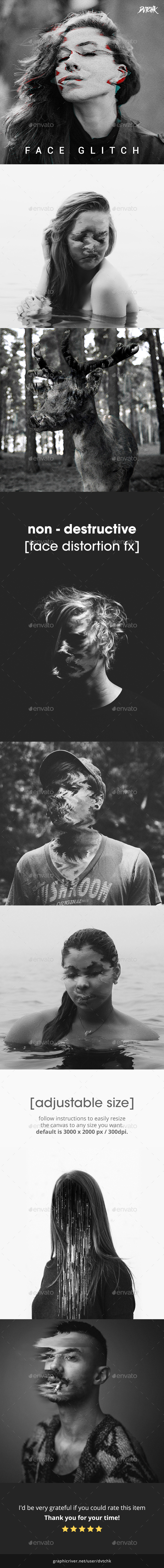 Face Glitch FX - Urban Photo Templates