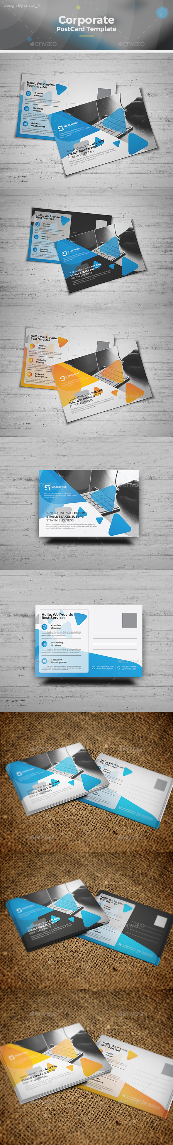 Postcard - Cards & Invites Print Templates