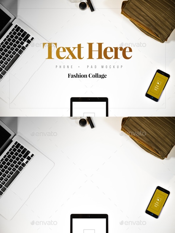 Phone & Pad Mockup - Mobile Displays