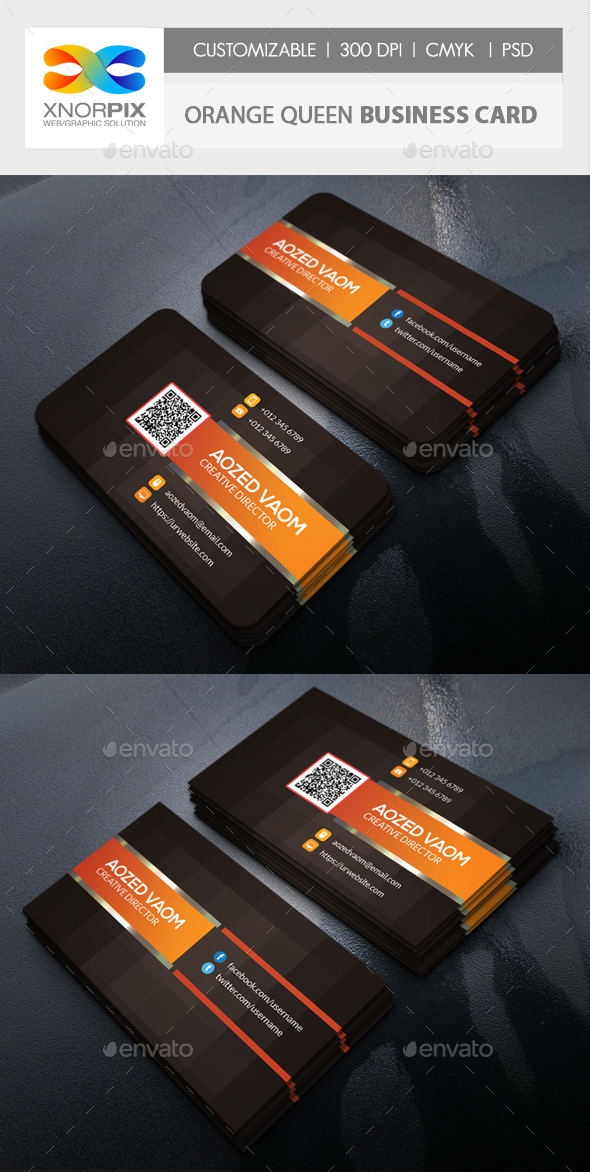 Orange-Queen Business Card