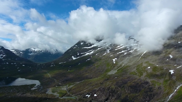 Aerial Footage Beautiful Nature Norway alt