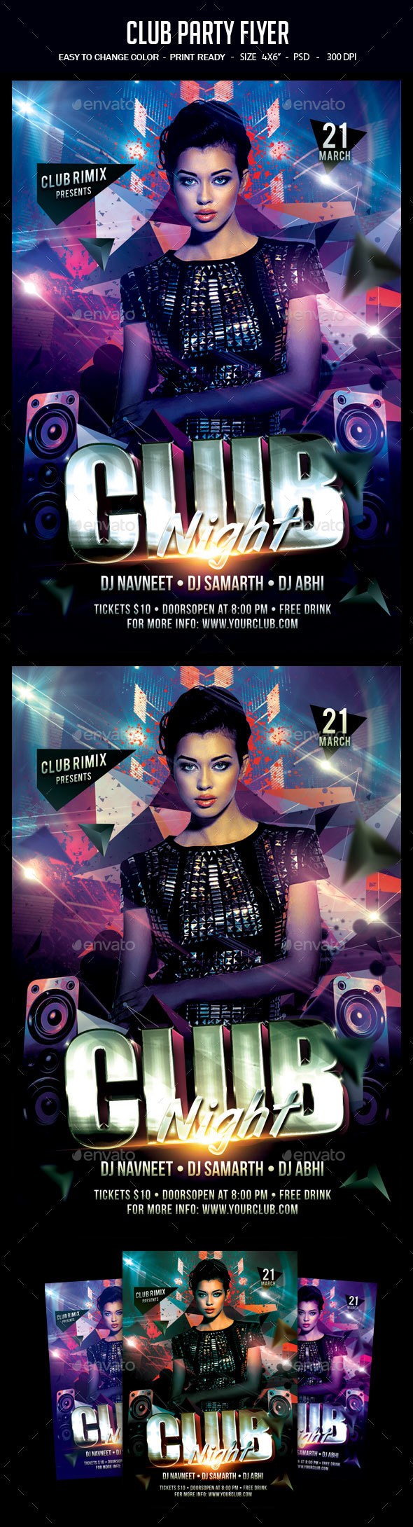 Club Party Flyer - Clubs & Parties Events