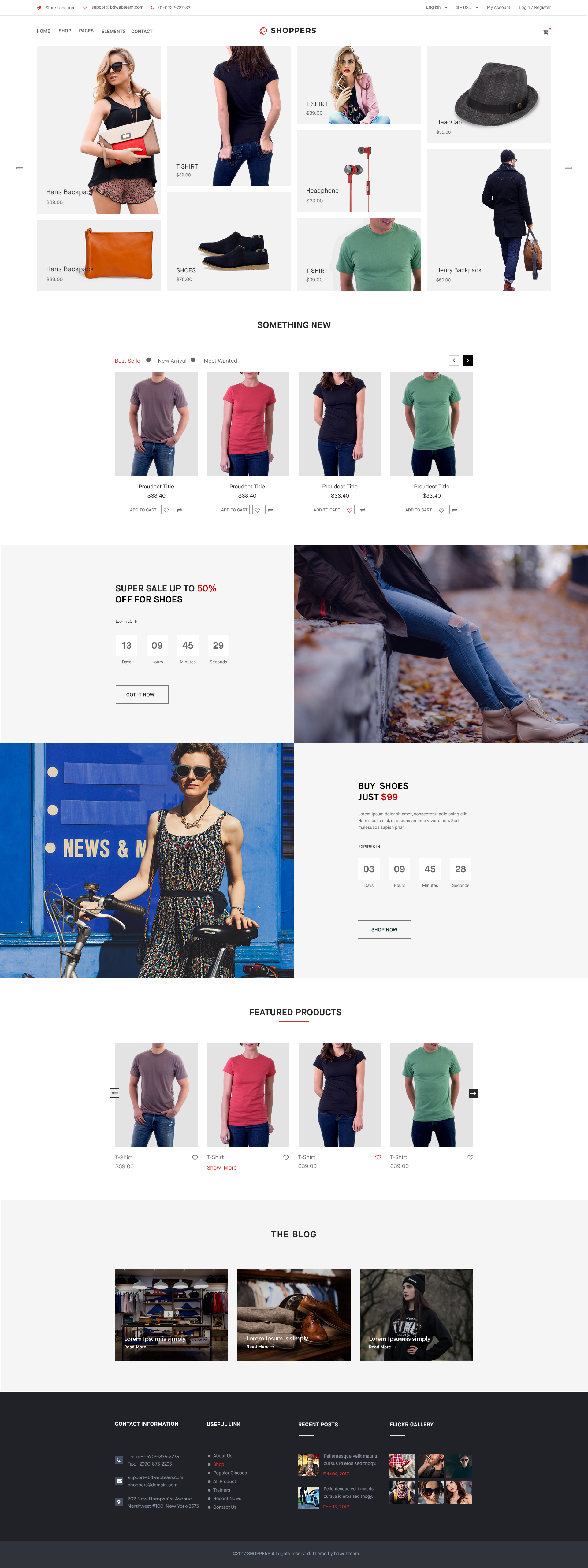 Shoppers - Multipurpose Ecommerce PSD Template By Bdwebteam | ThemeForest