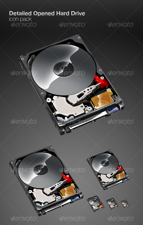 cool hard drive icons