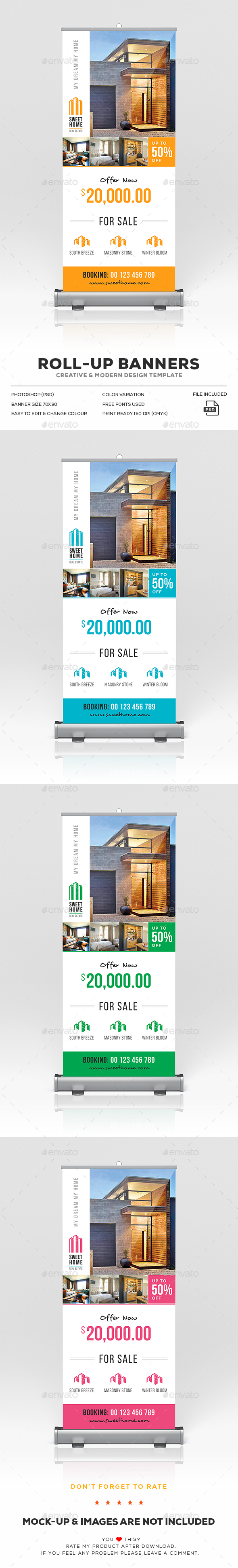 Roll-Up Banner - Signage Print Templates
